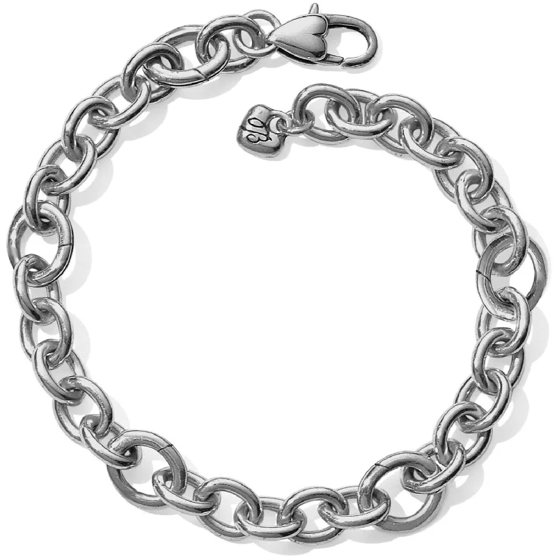 women braided bracelets -Luxe Link Charm Bracelet