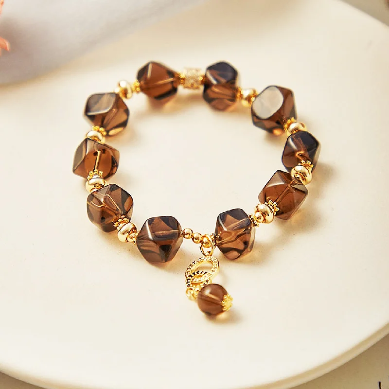 women diamond bracelets -C131 - Citrine Crystal Bracelet