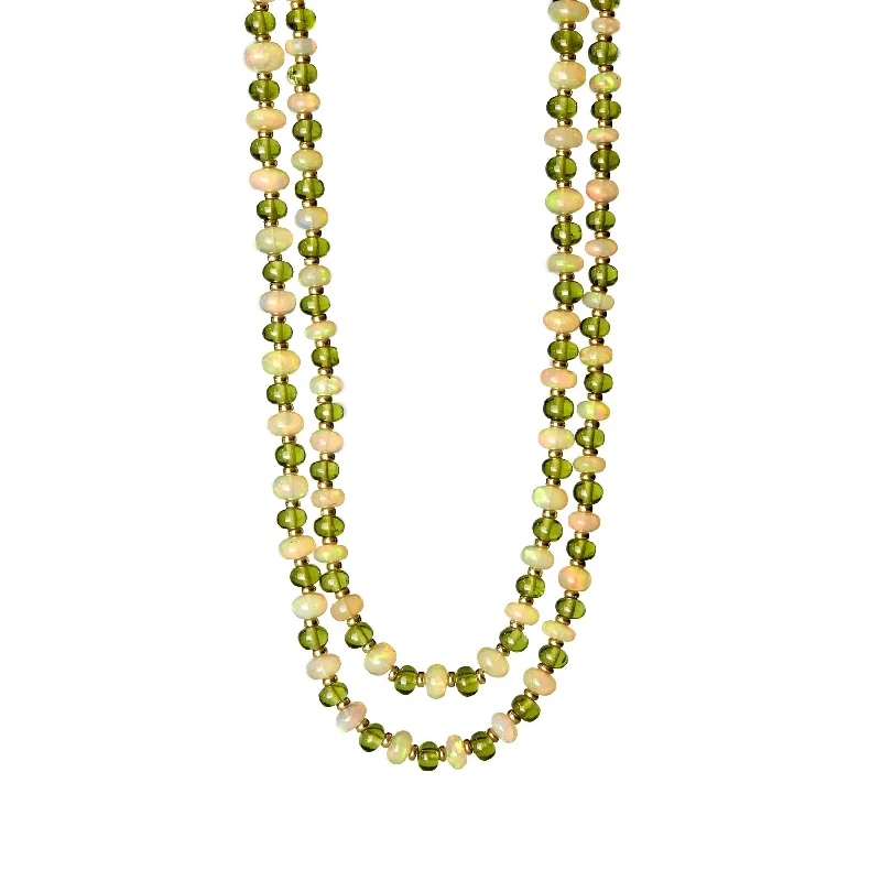 women diamond necklaces -36 inch Mogul Bead Necklace