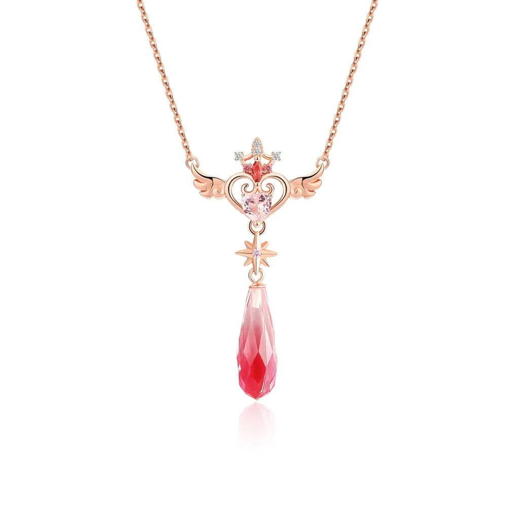 women short necklaces -Rosie Love Crystal Drop Necklace