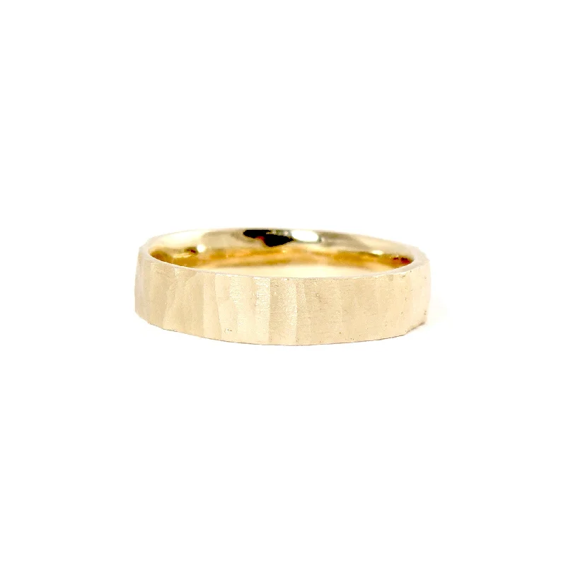 women luxury engagement rings -Stick Band in 14k Gold by Rebecca Overmann