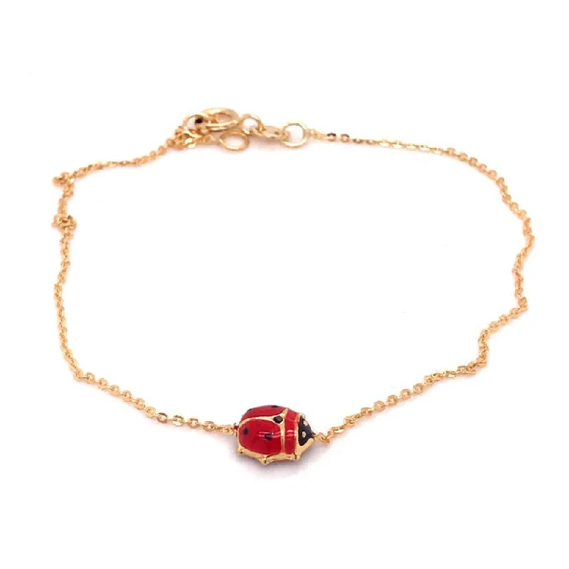 women adjustable bracelets -Ladybug Bracelet (764536;752843