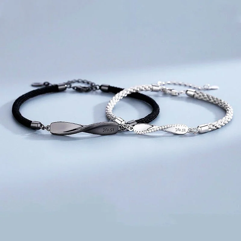 women cuff bracelet sets -No. 52 Couple Bracelets