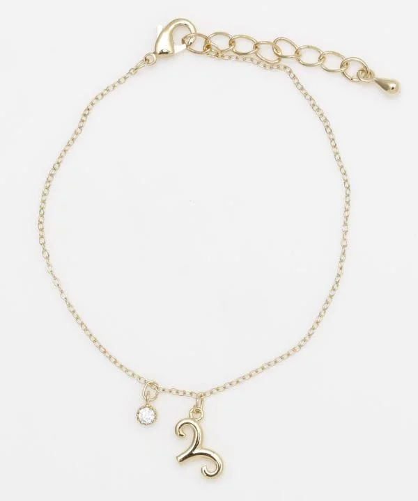 women twisted bracelets -Star Sign Chain Bracelet