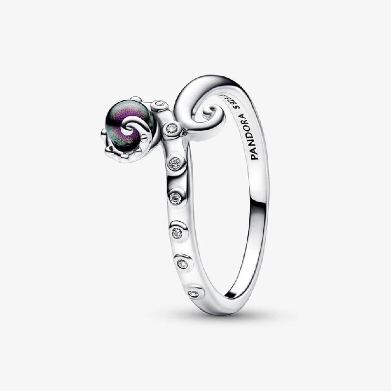 women engraved rings -PANDORA : Disney The Little Mermaid Ursula Ring