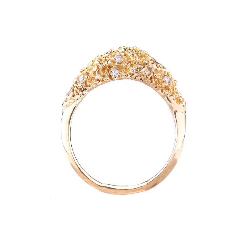 women oval diamond rings -Moss Rock Ring by Branch