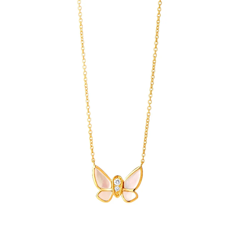 women chic necklaces -Butterfly Necklace