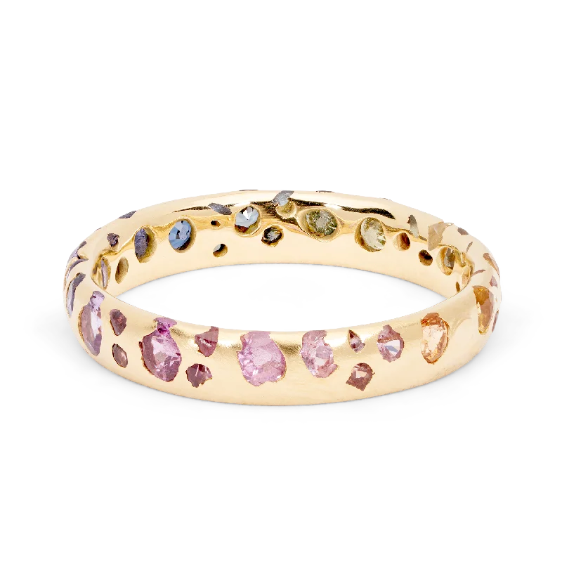 women birthstone rings -Blossom Crush Gradient Confetti Ring - Made to Order