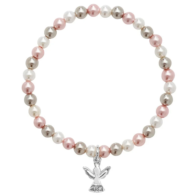 women handmade bracelets -Pearl Angel Bracelet