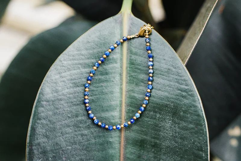 women minimalist bracelets -Lapis Full Bracelet