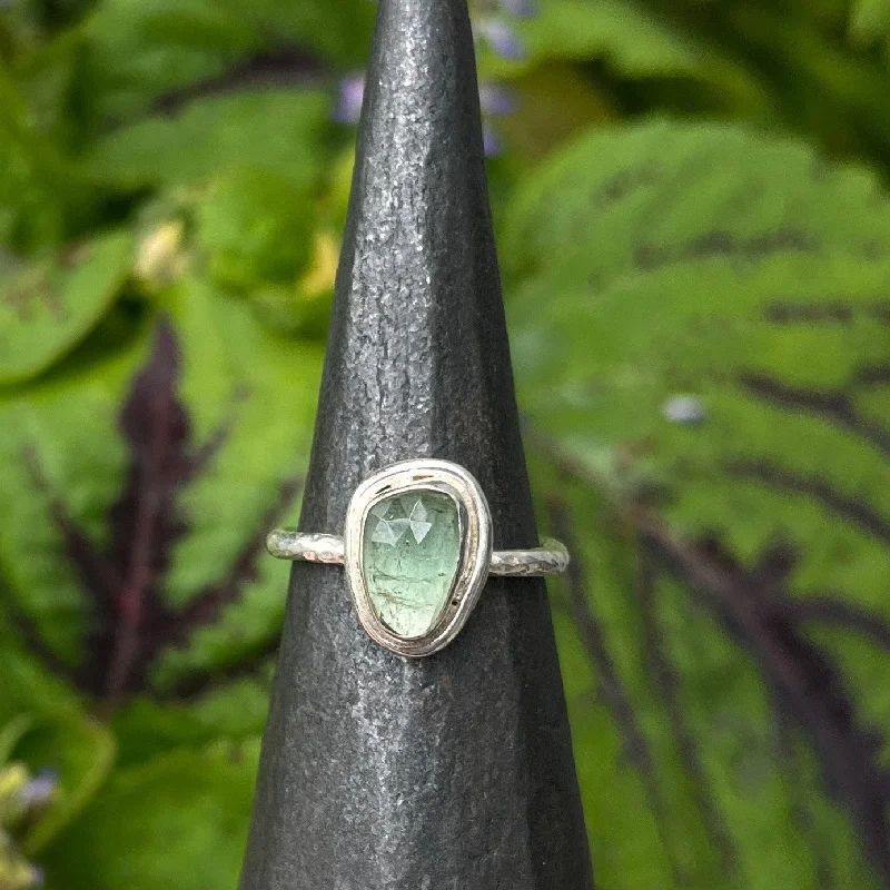 women romantic rings -NEW! Organic Green Tourmaline Candy Ring in Sterling Silver by Sarah Richardson