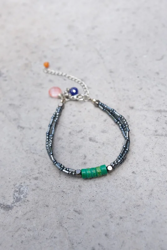 women custom bracelets -Emma Bracelet - Emerald