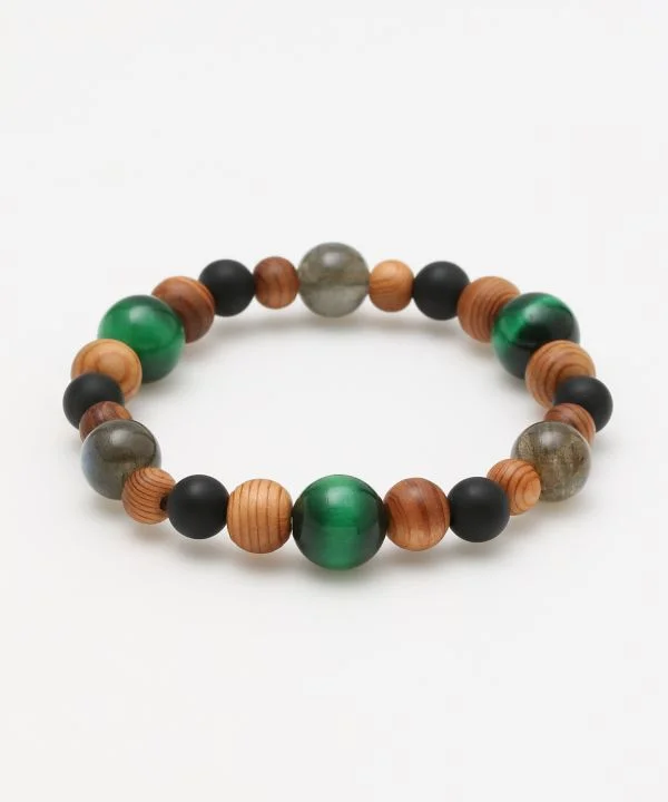 women custom gemstone bracelets -YAKUSUGI Hexagram Bracelet