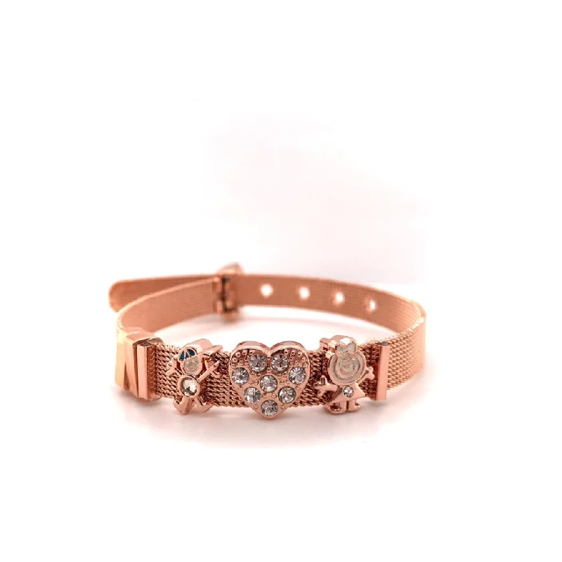 women statement bracelets -Rose Gold Bracelet EOBnB003