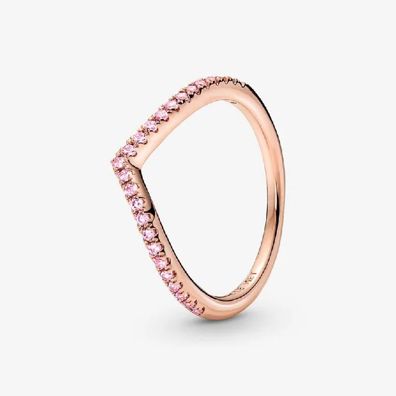 women eternity engagement rings -PANDORA : Pandora Timeless Wish Sparkling Pink Ring