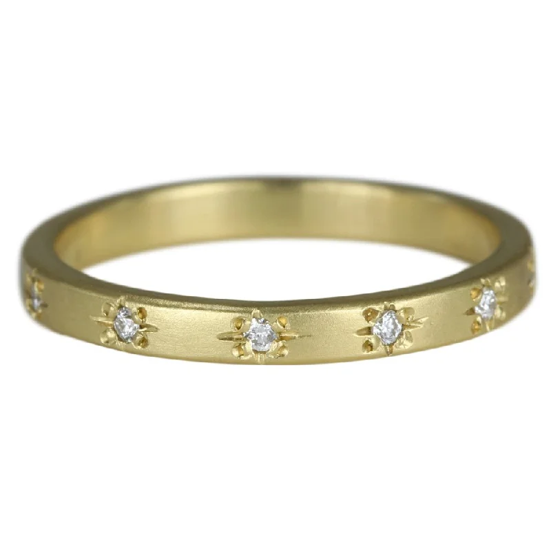 women eternity bands wedding rings -Starry Sky 12 Diamond Band by Sarah Swell