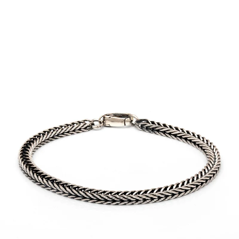 women stack bracelets -Florence Bracelet in Sterling Silver