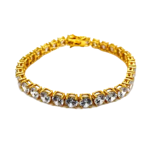 women classic bangles -Gold Plated Tennis Bracelet