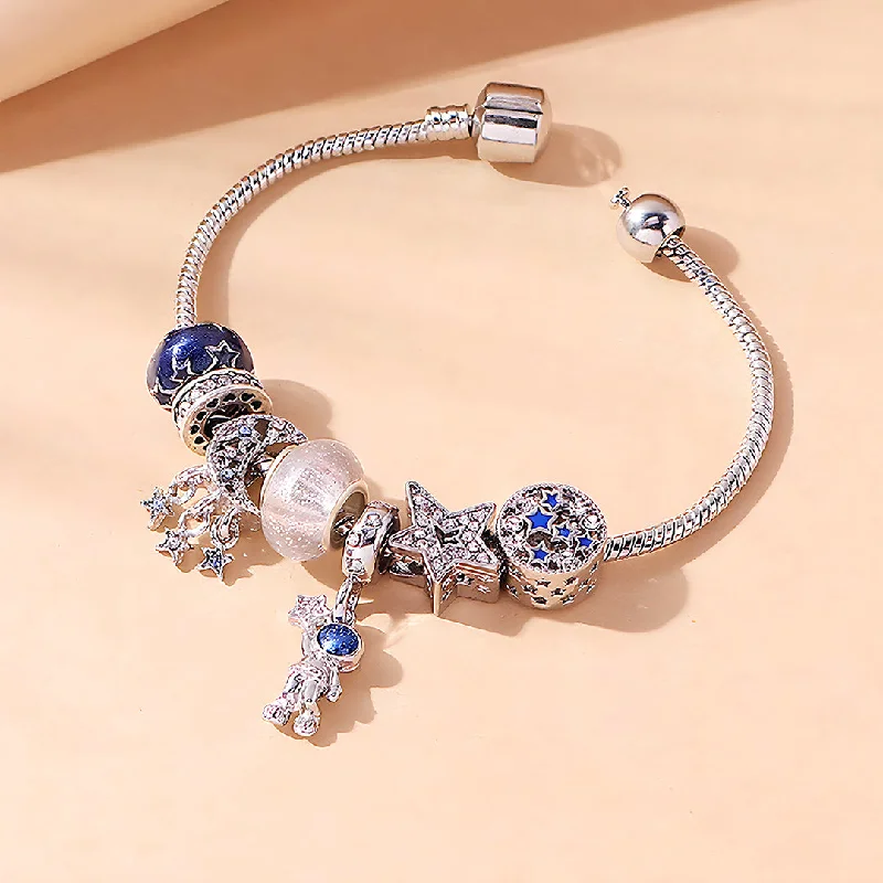 women bracelet bangles sets -Luxe6192 - Astronaut Charm Bracelet