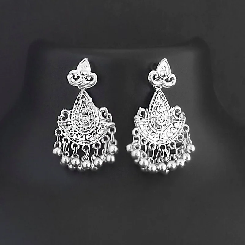 women oversized earrings -Shubh Arts Oxidised Plated Dangler Earrings