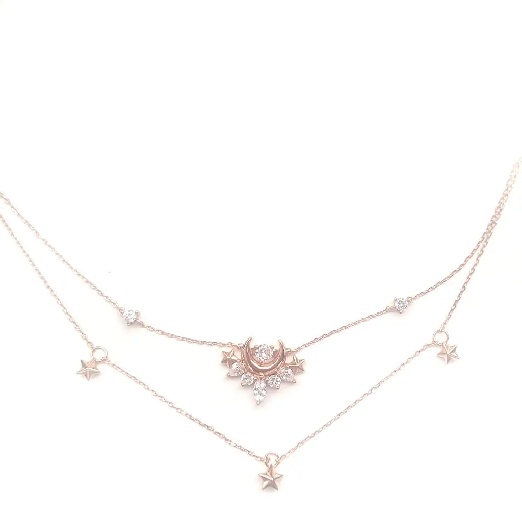 women luxury necklaces -Luna Necklace