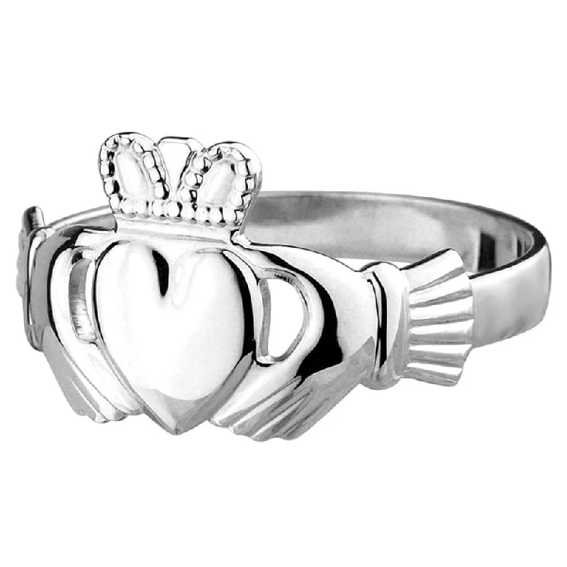 women elegant wedding rings -Gents Claddagh Ring: A Cherished Irish Treasure