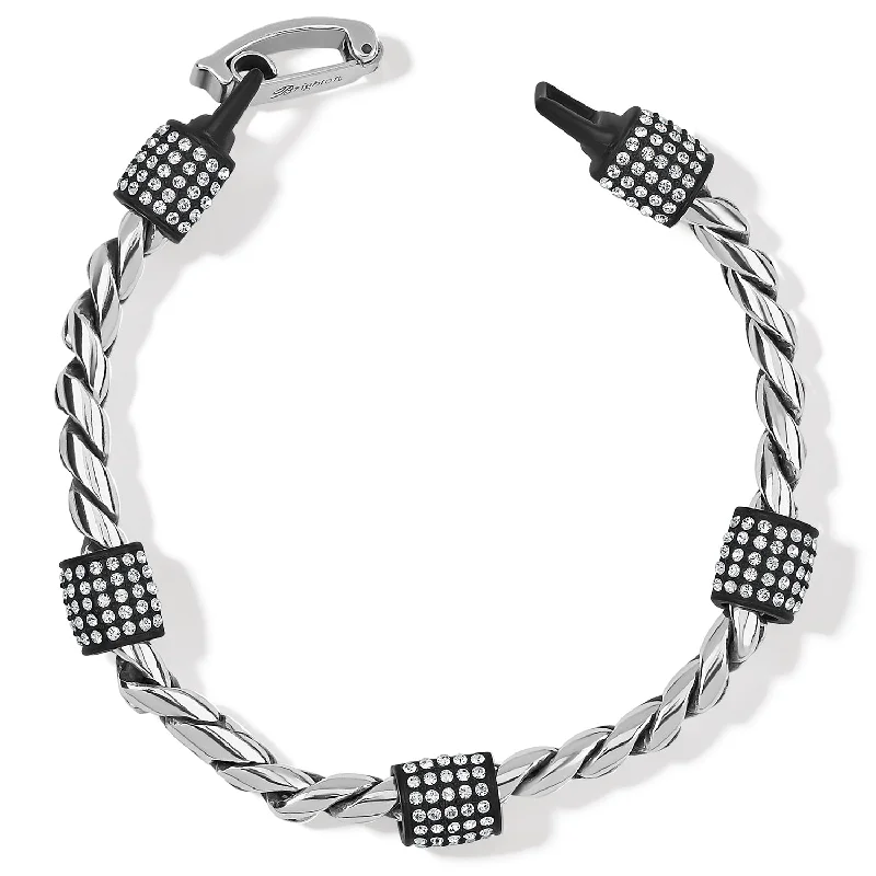 women silver bangles -Meridian Bracelet