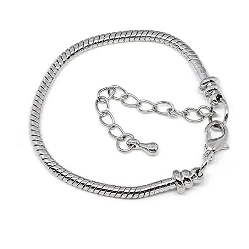 women gemstone bangles -8 Starter Master Bracelet with Removable Lobster Clasp + 2" Extension Chain