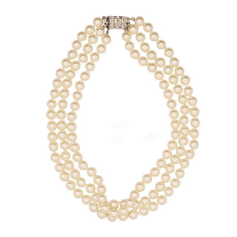 women pendant necklaces -Jackie Kennedy Pearl Necklace