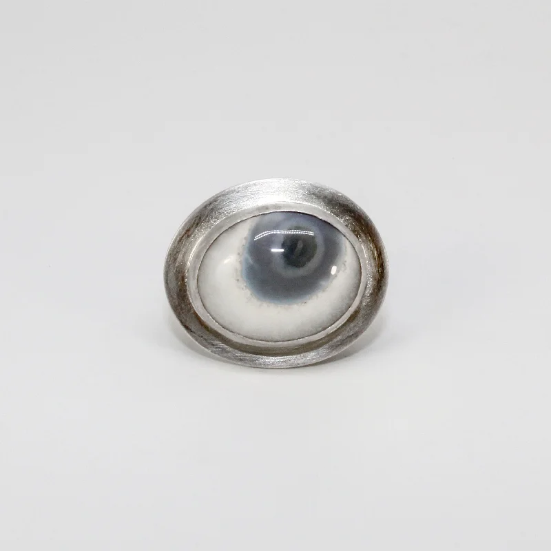 women designer rings -Eye Agate Ring by Rina Young