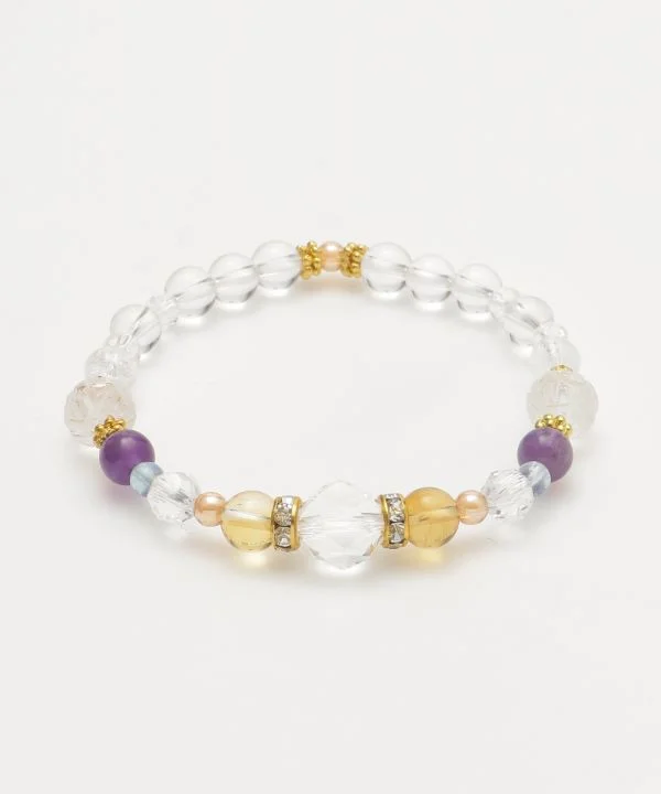 women minimalist bracelets -BIREI - Lotus Crystal Bracelet