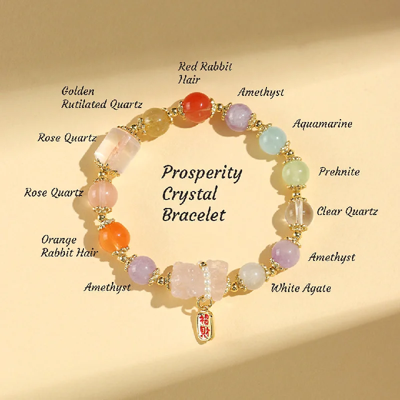 women luxury bracelets -C149 - Prosperity Crystal Bracelet