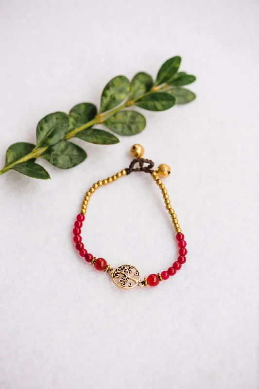 women minimalist bangles -Enchanting Rose Bracelet