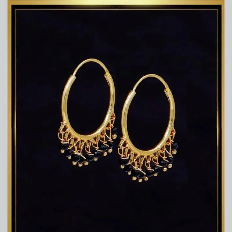 women zodiac earrings -Shree Chamunda Jewellers Gold Plated Pearls Earrings