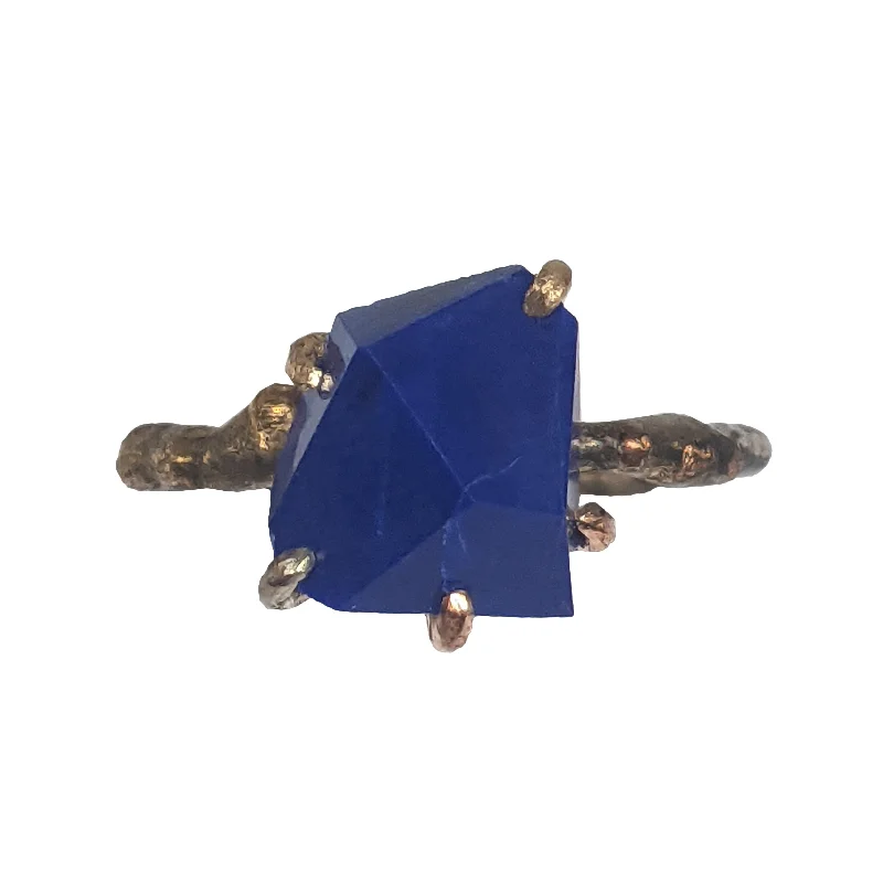 women large rings -Lapis Medium Stone Ring by Variance Objects