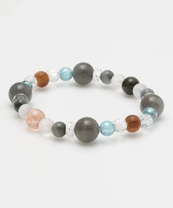 women stackable bangles -AMETSUCHI - Labradorite Bracelet