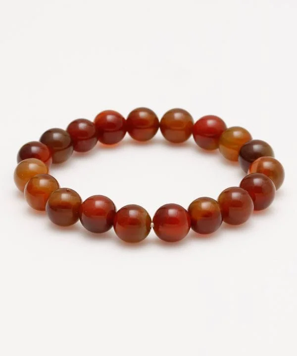 women gemstone bracelets -10mm Agate Bracelet